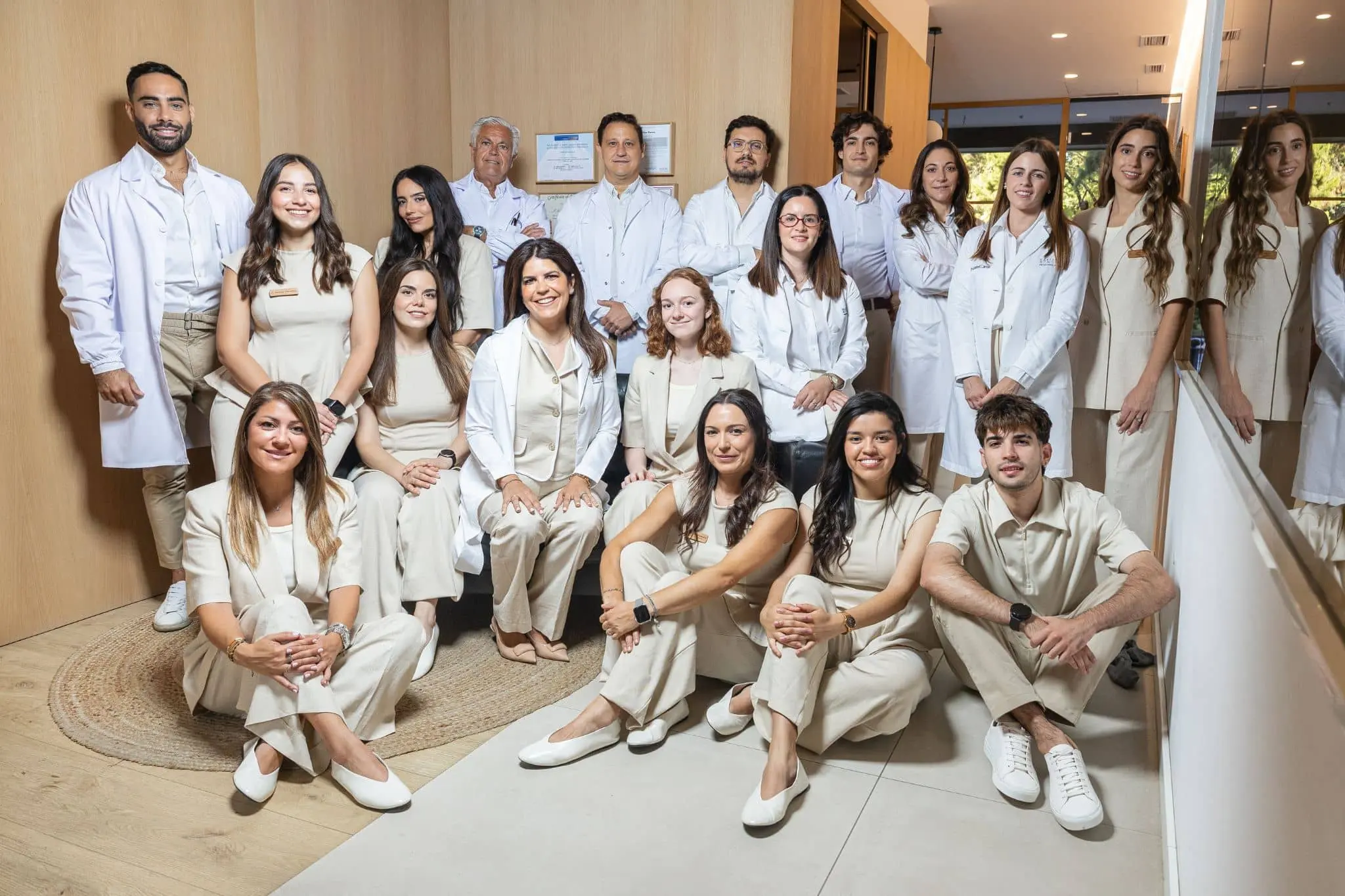 Equipo multidisciplinar de la clínica de María José Sánchez