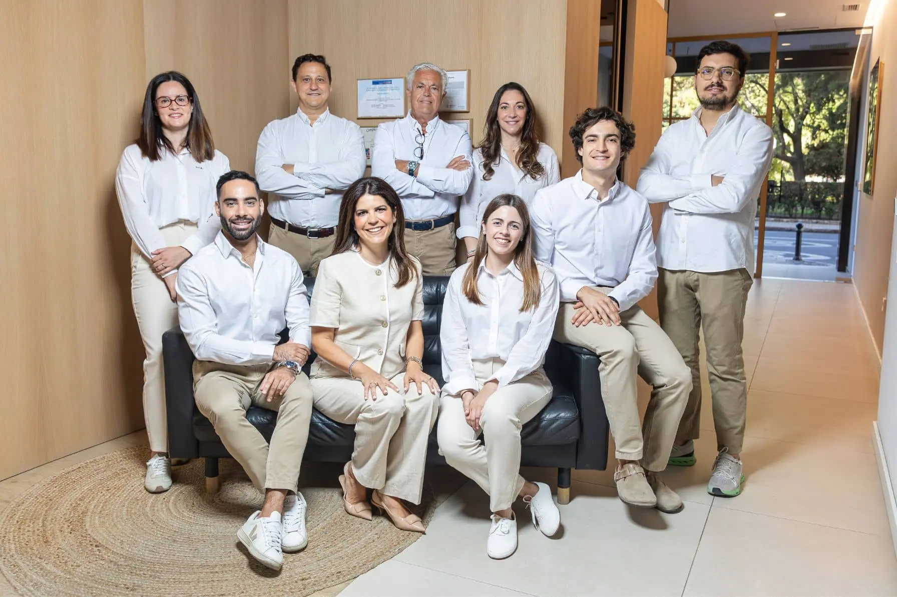 Equipo de doctores en María José Sánchez